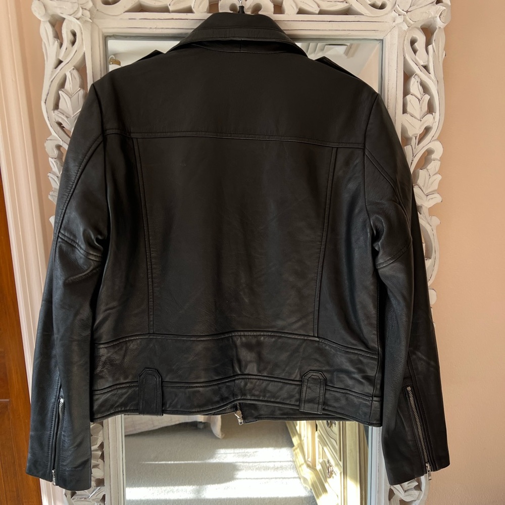 NWOT Each And Other Real Leather Moto Jacket - Picture 2 of 8